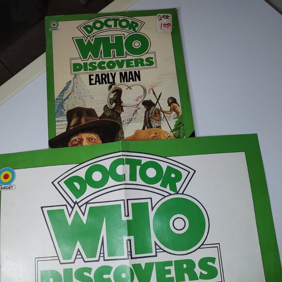 Dr. Who Discovers-Early Man Magazine with Colour Poster-(Magazine AS IS) - Picture 1 of 10